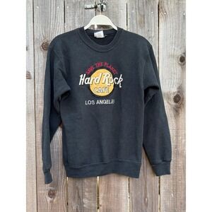 Vintage 90s‎ Hard Rock Cafe Sweatshirt Lee Heavyweight Made in USA Los Angeles